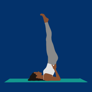 Shoulder Stand demonstration