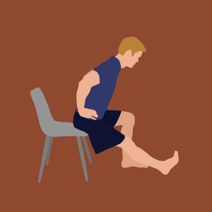 Seated Hamstring demonstration