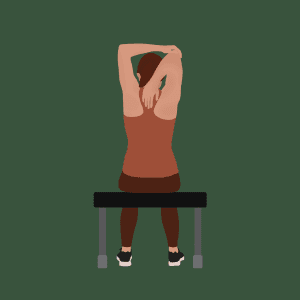 Overhead Tricep demonstration
