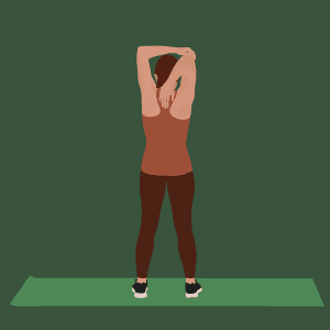 Overhead Tricep demonstration