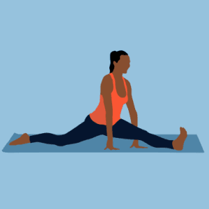 Front Split demonstration