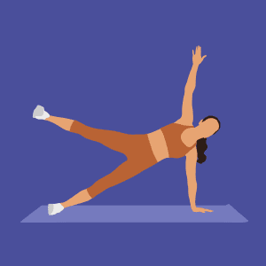 Hand Side Plank Leg Lift demonstration
