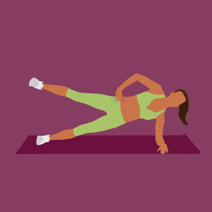 Elbow Side Plank Leg Lift demonstration