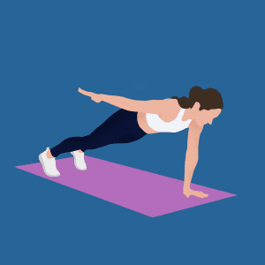 Single Arm Plank demonstration