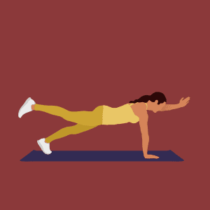 Bird Dog Plank demonstration