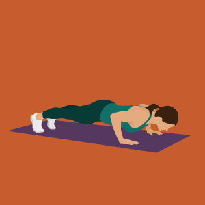 Push Up Hold demonstration