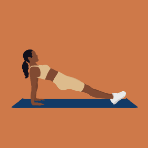 Reverse Plank demonstration