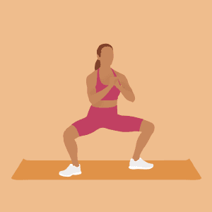 Sumo Squat Hold demonstration