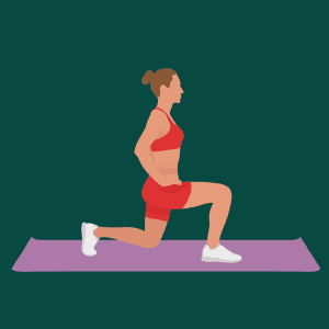 Split Lunge Hold demonstration