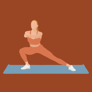 Side Lunge Hold demonstration