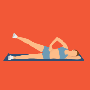 Lying Side Leg Raise demonstration