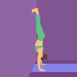Wall Handstand demonstration