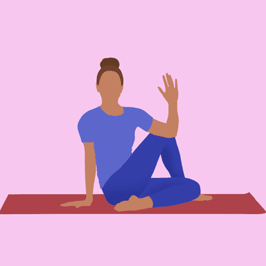 Modified Seated Twist demonstration