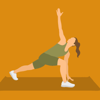 Standing Lunge Twist demonstration