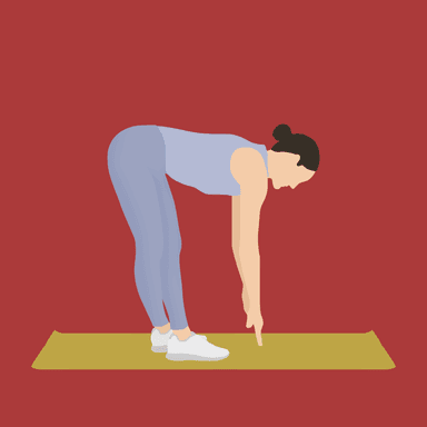 Cross Leg Fold demonstration