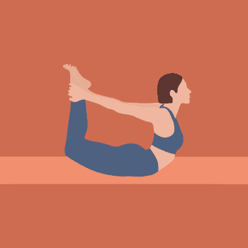 Bow Pose demonstration