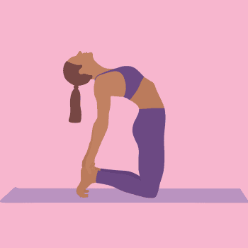 Camel Pose demonstration
