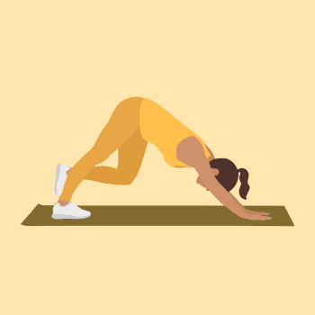 Single Leg Calf Stretch demonstration