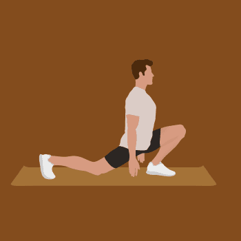 Deep Split Squat demonstration