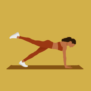 Planks 3 exercise demonstration