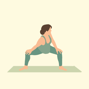 Sumo Squat Twists demonstration